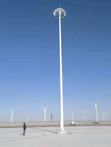 瓜州高速路服务区策勒高杆灯项目