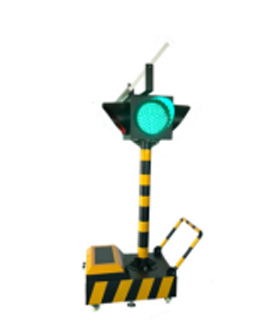 策勒太阳能移动信号灯