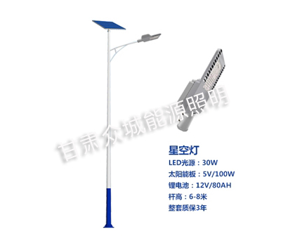 策勒爆款太阳能路灯